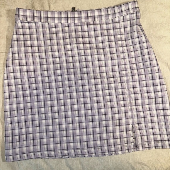 Hollister Dresses & Skirts - Hollister Plaid Purple Skirt Size Small